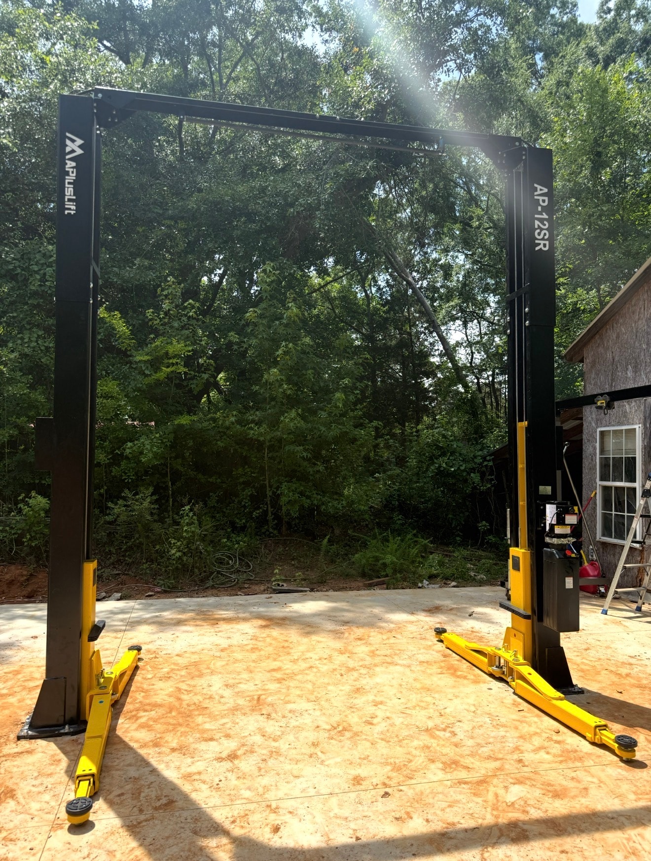 Client-supplied lift installed by The Car Lift Guys